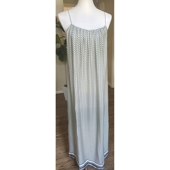 Vince Silk Long Dress Multicolor Size Small - Picture 3 of 4